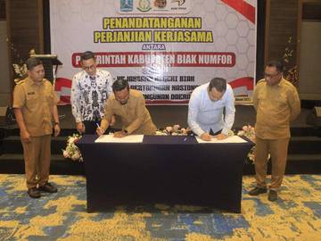 Pemda Biak Jalin Kerjasama Kejaksaan, BPN Dan Bank Papua