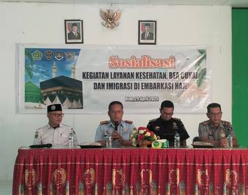 Jelang Keberangkatan,Jamaah Haji Bak Numfor Ikut Sosialisasi