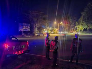 "Blue Light Patrol" Rutin digelar Sat Samapta Polres Biak Numfor