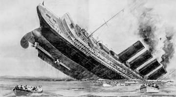 7 Mei 1915 : Tragedi Kapal Pesiar Lusitania, 1.195 Orang Tewas 