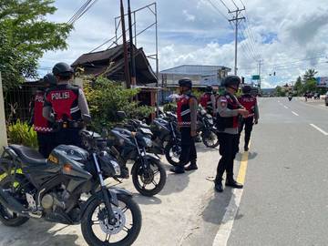 "Piring Gantung"Polres Biak Numfor,Cegah Tindak Kriminal