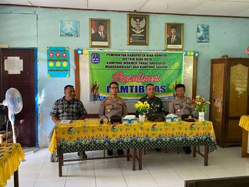 "Sa Sambung Kamtibmas" Polres Biak Numfor di Distrik Biak Kota