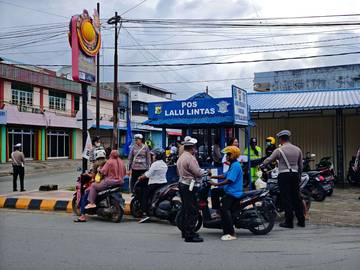 Operasi Patuh Cartenz Berakhir di Biak,Pelanggaran Lalin Turun