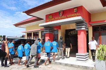 Ungkap Kasus Pencurian, Polres Biak Amankan 9 Tersangka