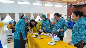 Hari Pangan Sedunia,PKK Biak Numfor Galakkan Kudapan Bahan Lokal