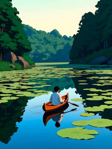 Danau Labuan Cermin Di Kalimantan Timur