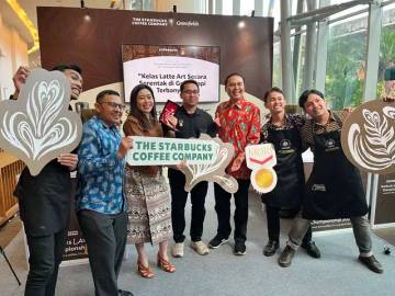 Kopi Starbucks Raih Rekor MURI Latte Art 2025