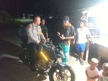 Hadirkan Rasa Aman,Personel Polres Yendidori Gelar Patroli Malam