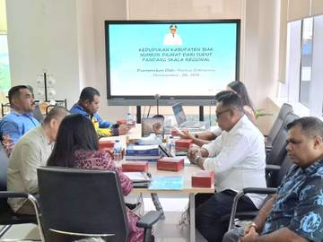Aundiens Ke Bappenas, Pemda Biak Numfor Paparkan Program Nasional 