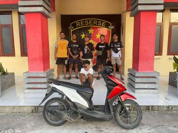 Terduga Pelaku Pencurian Motor,ditangkap Tim Satreskrim Polres Biak
