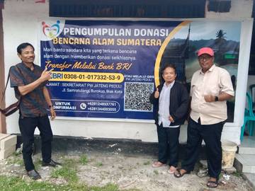 PW Jateng di Biak Peduli Korban Bencana Sumatera
