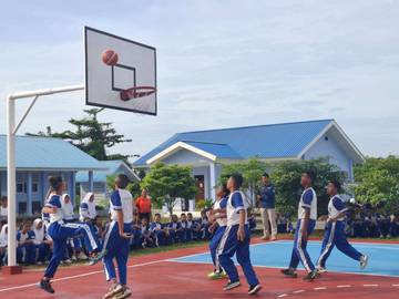 Sarana Olahraga Sekolah Angkasa Lanud Manuhua Biak diresmikan