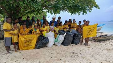 Trash Hero Biak dan  Jerat Papua, Gelar Aksi Bersih Sampah di Owi
