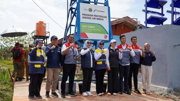 Pertamina,Kementerian ESDM dan SERUNI Buka Akses Air Bersih