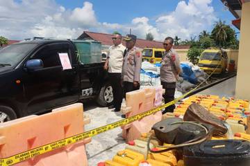 Polres Biak Numfor,Ungkap Kasus Tindak Pidana Penyalahgunaan Peruntukan BBM