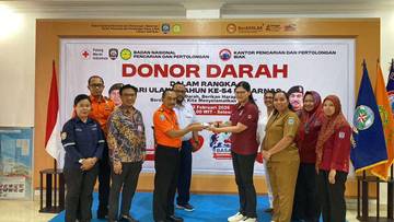 SAR Biak, Gelar Donor Darah Sambut HUT Ke-54