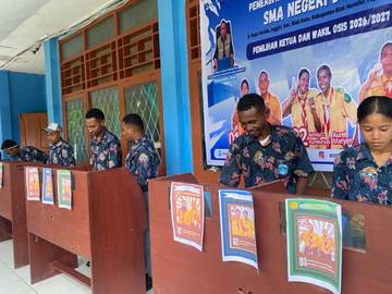 SMAN 3 Biak Gelar Pemilihan OSIS,Wadah Edukasi Demokrasi