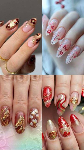 Inspirasi Nail Art Desain Chic untuk Perayaan Imlek