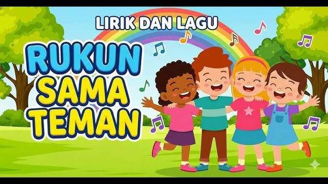 Lirik Lagu "Rukun Sama Teman" - RRI.co.id