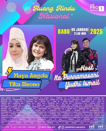 Ruang Rindu Nasioal, Prongram Acara RRI Yang Ditunggu
