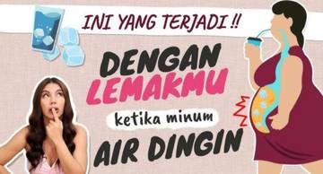Apakah Kebiasaan Minum Air Es Bikin Perut Buncit?