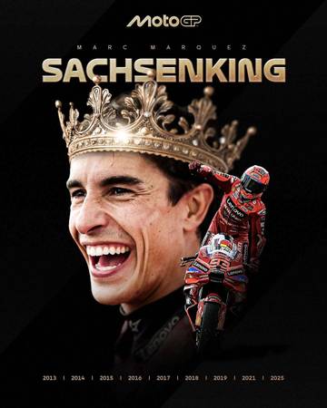 Marc Marquez, Rajanya Sirkuit Sachsenring Jerman