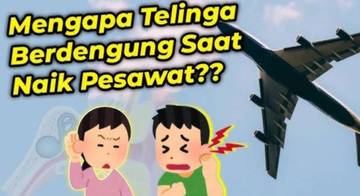Mengapa Telinga Berdenging Saat Naik Pesawat? Ini Penyebabnya