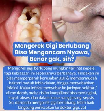 Bahaya Mengorek Gigi Berlubang: Jangan Anggap Remeh!