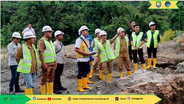 Wabup Tinjau Perbaikkan Pembangkit Listrik Tenaga Mikro Hidro