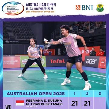 Ana/Trias Melesat ke Semifinal Australia Open 2025