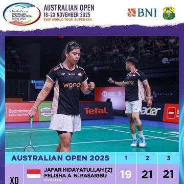 Jafar/Felisha ke Final Australia Open 2025