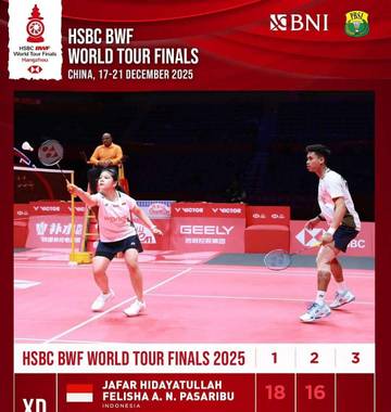 BWF World Tour Finals 2025 : Jafar/Felisha Kalah