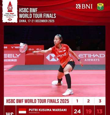 Putri Kusuma Wardani Kalah Dari Akane Yamaguchi