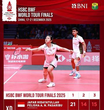 BWF World Tour, Jafar/Felisha Kalah Dari Pasangan Malaysia