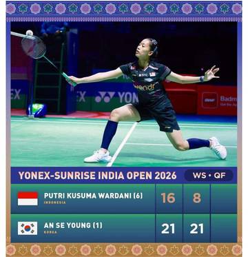 Putri Tersingkir Dari India Open 2026