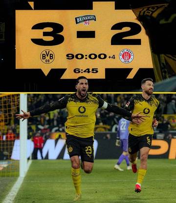 Liga Jerman 2025/2026, Dortmund Tundukan Pauli 3-2