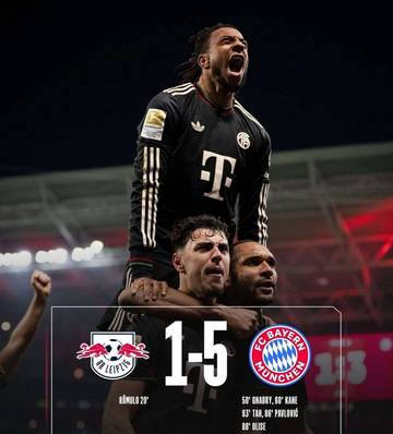 Liga Jerman 2025/2026, Bayern Bungkam Leipzig 5-1