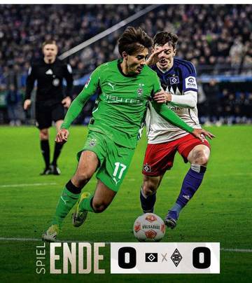 Diks dan Monchengladbach Tertahan di Kandang Hamburg SV