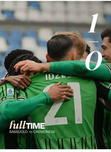 Pekan-22 Serie-A Italia, Idzes-Sassuolo Tumbangkan Audero-Cremonese