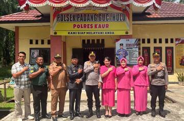Kapolres Kaur Kunker ke Polsek Jajaran