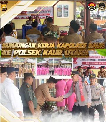 Kapolres Kaur Pastikan Kesiapan Polsek Jajaran Lewat Kunker