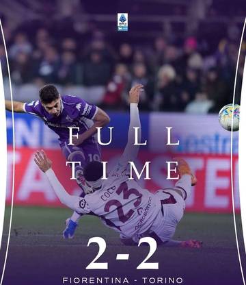 Liga Italia, Fiorentina vs Torino Berakhir Imbang 2-2