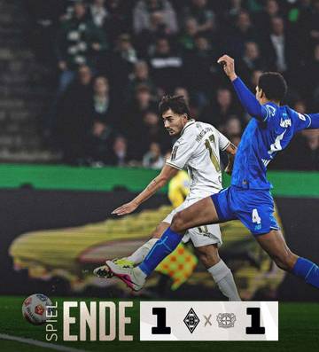 Liga Jerman 2025/2026, Monchengladbach vs Leverkusen Berakhir 1-1