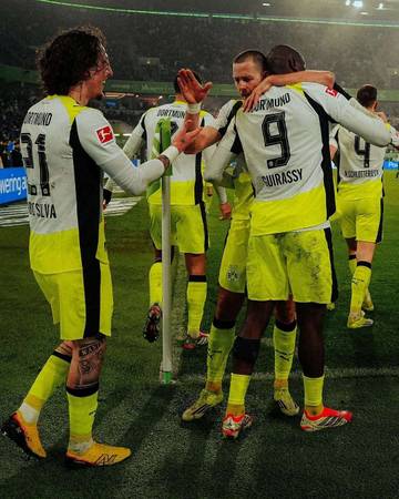 Liga Jerman 2025/2026, Dortmund Menang 2-1 Atas Wolfsburg