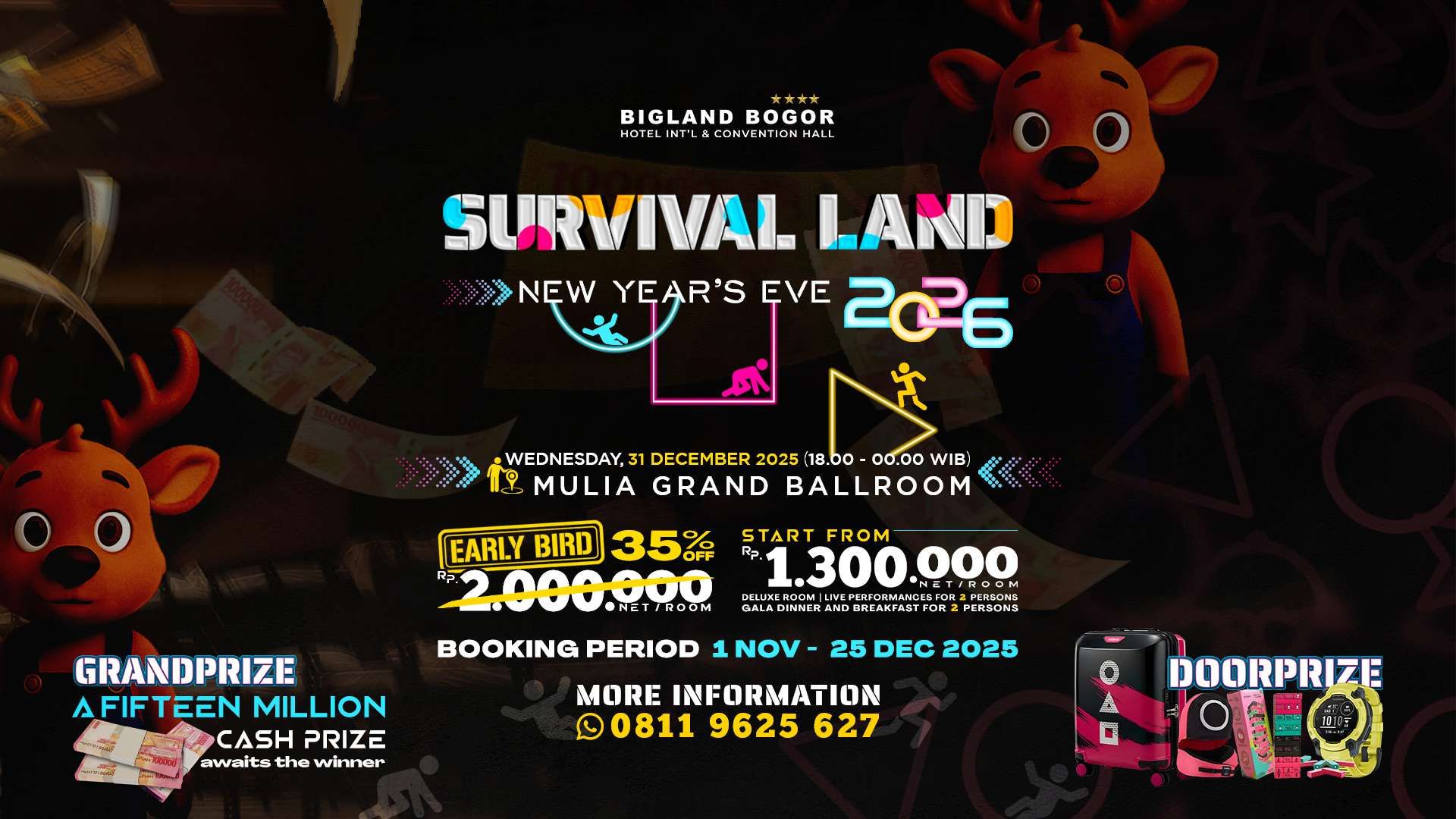 Survival Land: Pesta Tahun Baru Unik Bigland Bogor
