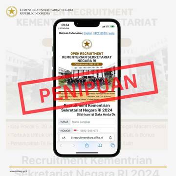 Rekrutmen Palsu Mengatasnamakan Sekretariat Negara Marak Beredar!