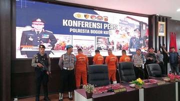 Polresta Bogor Kota Tangkap Dua DPO Penembakan Mawar 