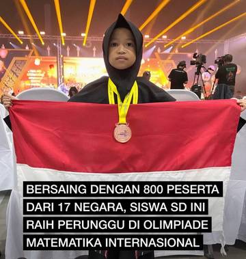 Prestasi Gemilang Atut di Olimpiade Matematika Internasional