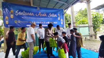 Jurnalis Bogor Berbagi Dengan Anak Yatim