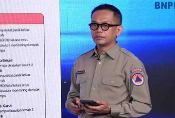 BNPB Tegaskan Video Erupsi Gunungapi Gede Tidak Benar